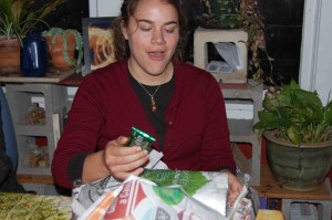 Jill got toilet paper from her secret santa